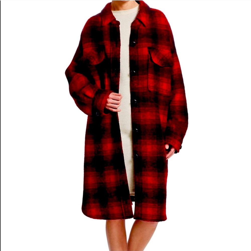 Isabel Marant Etoile Plaid Gario Coat